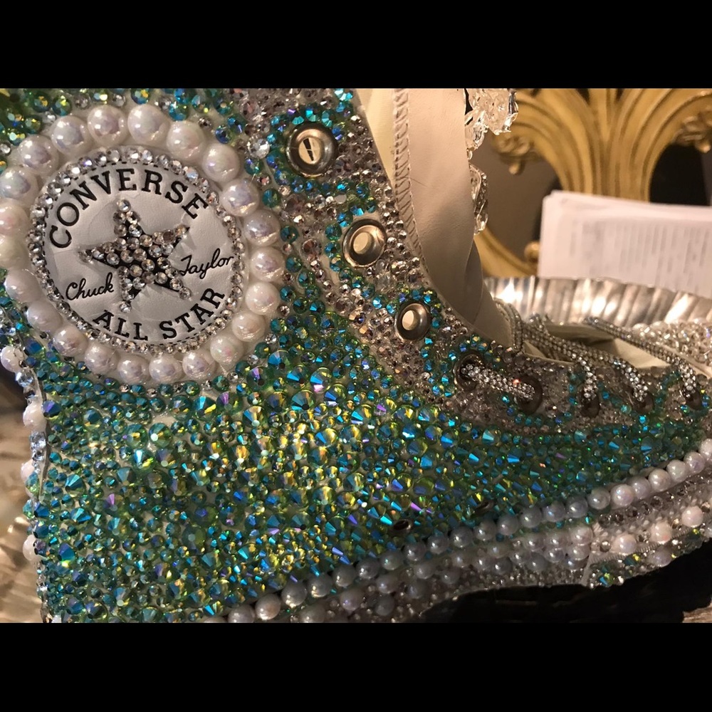 Crystal bling for shoes.